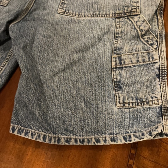 Arizona carpenter style blue jean shorts Size 34 - Picture 14 of 14